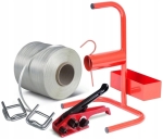 19mm Taśma PET WG bandownica zapinki ZESTAW PAKOWY