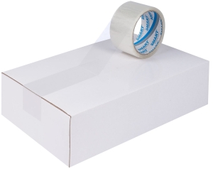 Taśma pakowa akryl 48mm/60y przezr SMART 