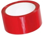 Taśma pakowa KAUCZUK 48mm/66y czerwona 