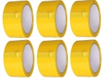 6sztTaśma pakowa KAUCZUK 48mm/66y żółta 