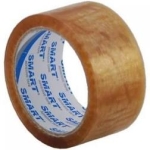 Taśma kauczuk 48mm/60y przezroczysta SMART  