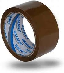 Taśma pakowa kauczuk 48mm/66y brązowa SMART 