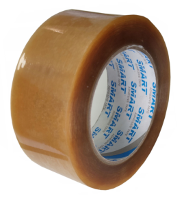 Taśma kauczuk 48mm/132y przezroczysta SMART   