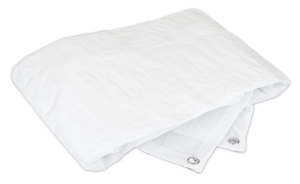 MOCNA PLANDEKA 60g/m2 6m x 8m BIAŁA    