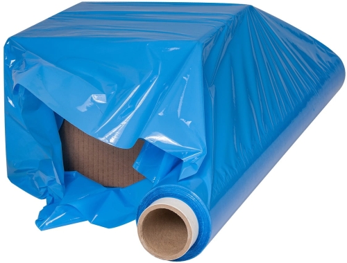 Folia stretch niebieska, dystrybutor 3m