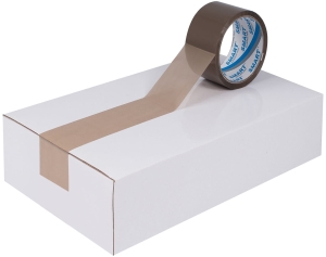Taśma pakowa akrylowa 48mm/50y brązowa SMART