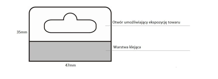 Eurozawieszki samoprzylepne, elementy samoprzylepne, dystrybutor 3m